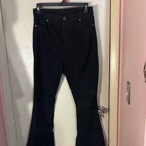 VIP Black Flare & Wide Leg Jeans